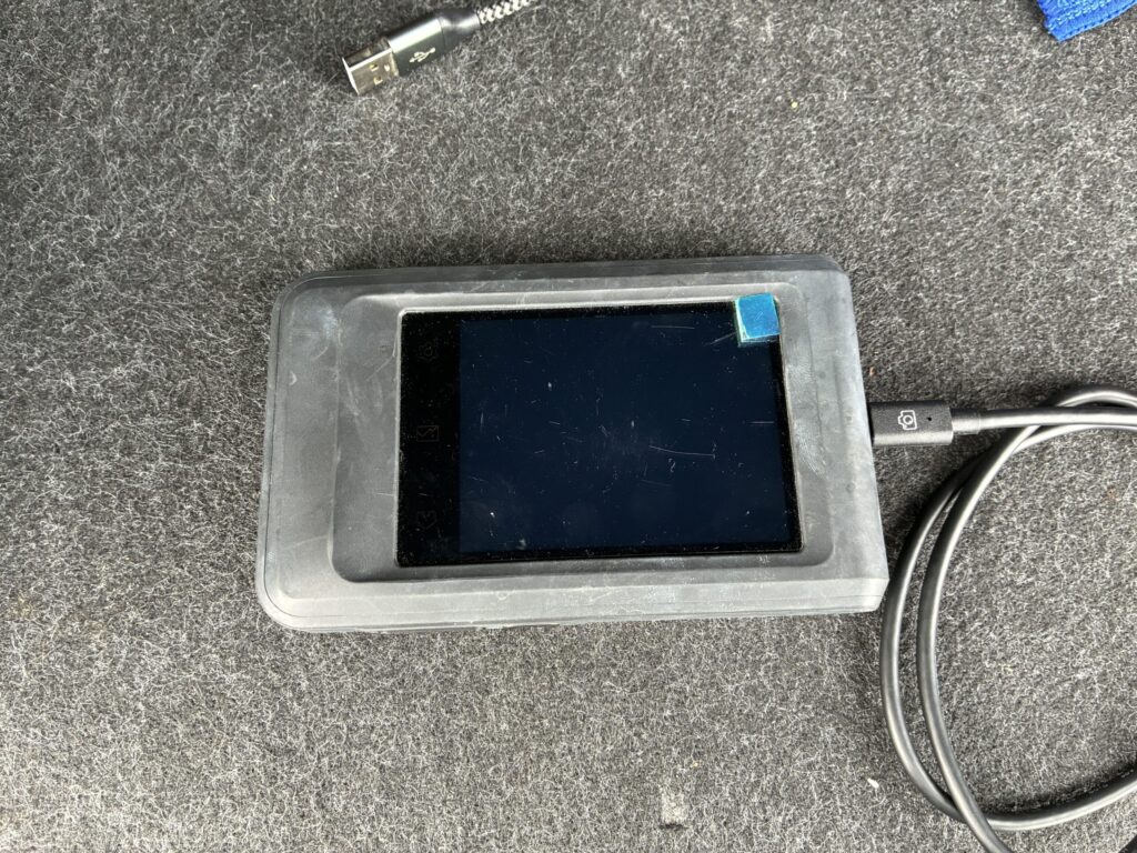充電中
