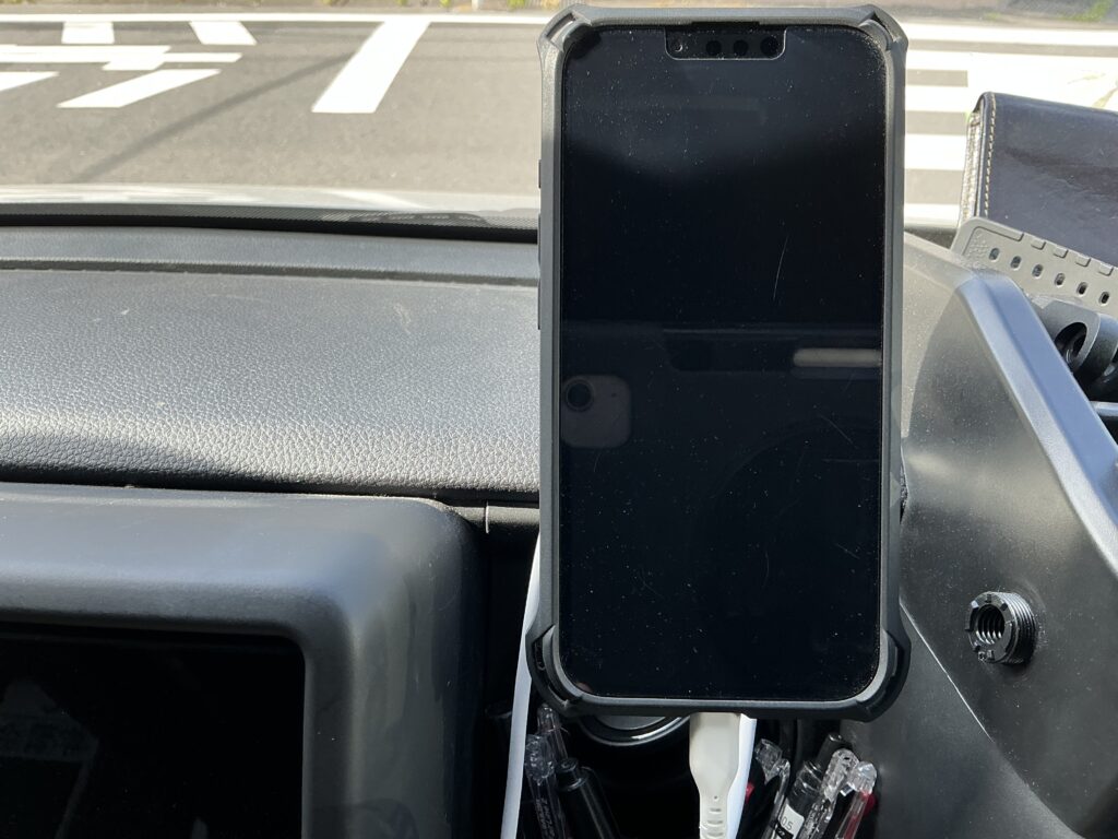 スマホ装着状態